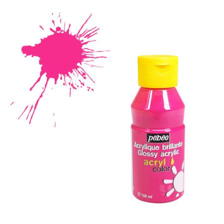 Acrylcolor - 150 ml - Rose fluo
