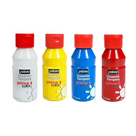 Acrylcolor - Assortiment de 4 flacons de 150 ml - Couleurs classiques