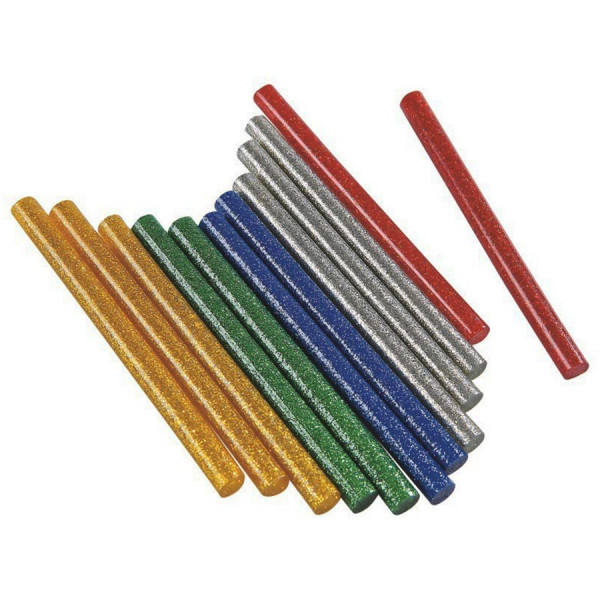 Bâtons pailletés pour mini pistolet à colle - 20 pcs