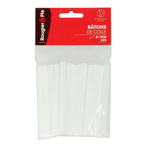 Bâtons de colle - 7 mm - 25 pcs