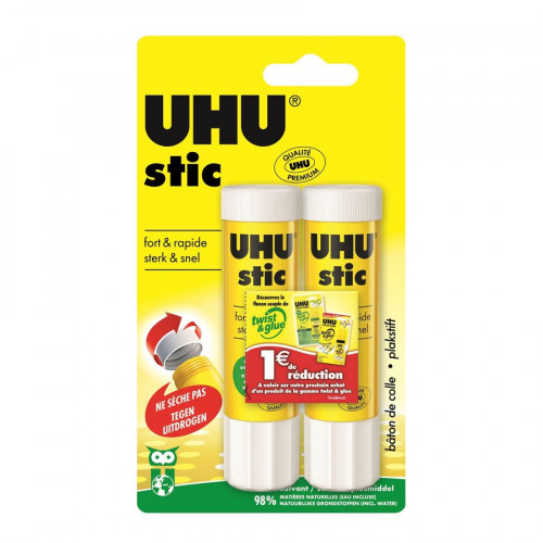 Tube de colle UHU Flex & Clean, colle multi-usage avec ou sans solvant