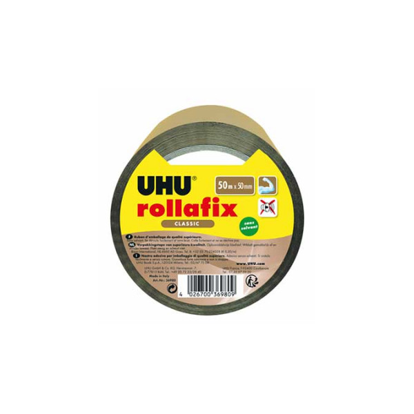 Rollafix - Ruban adhésif d'emballage - brun - 5 cm x 50 m