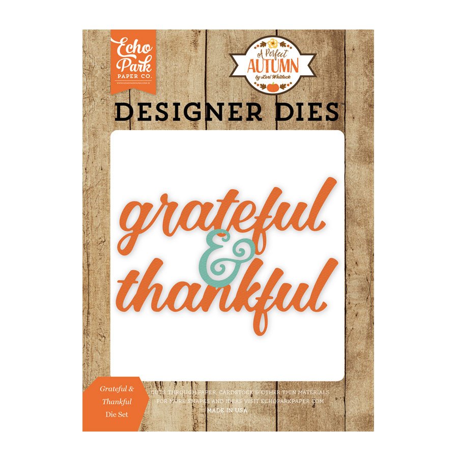 Die Set - Grateful & Thankful