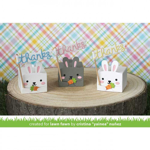 Die Set Lapin pour Mini boîte cadeaux