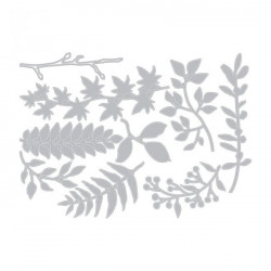 Thinlits Die Set 9 pièces feuillages par Tim Holtz