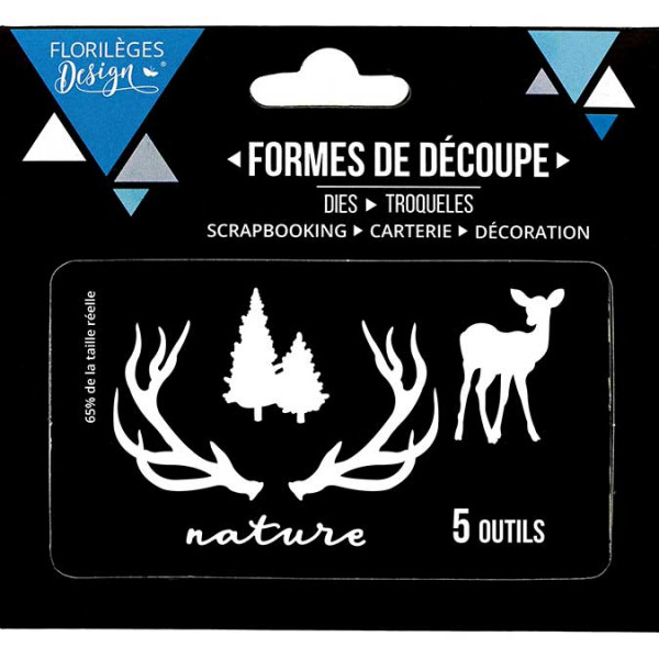 Die Set - Nature et sapins - 5 pcs