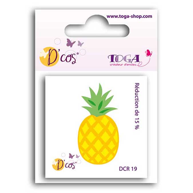 Die D'cos - Ananas - 2,4 x 4,8 cm