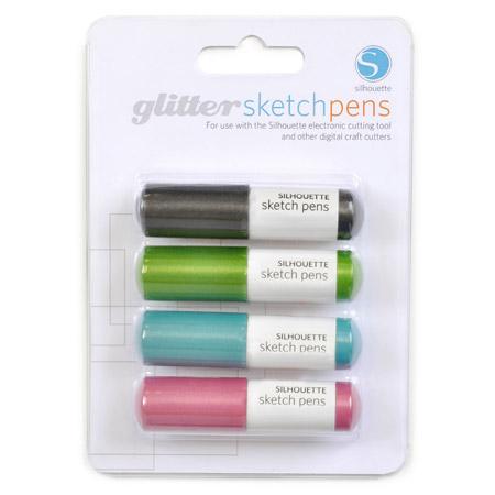 Silhouette - Glitter sketch pens
