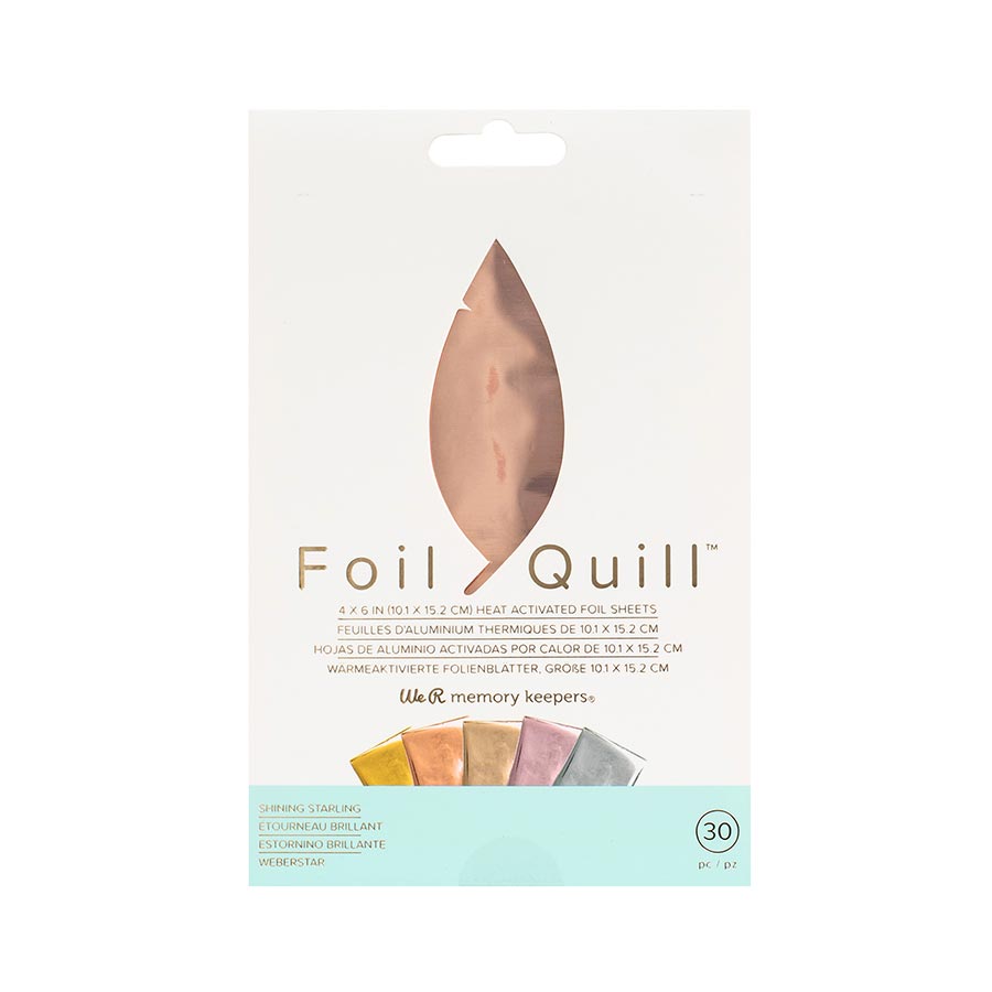 Assortiment #1 de 30 feuilles de Foil - 10 x 15 cm