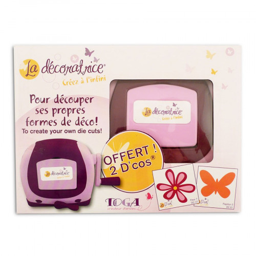 Machine de découpe Décoratrice avec 2 dies D'cos offerts