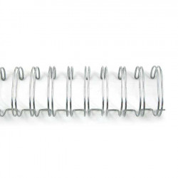 Spirales argentées pour reliure 2,5 cm - 2 pcs