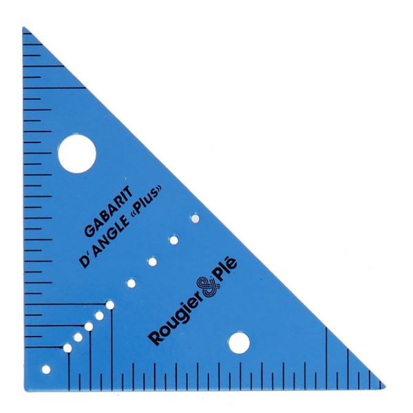 Gabarit d'angle Plus en métal - 12 cm