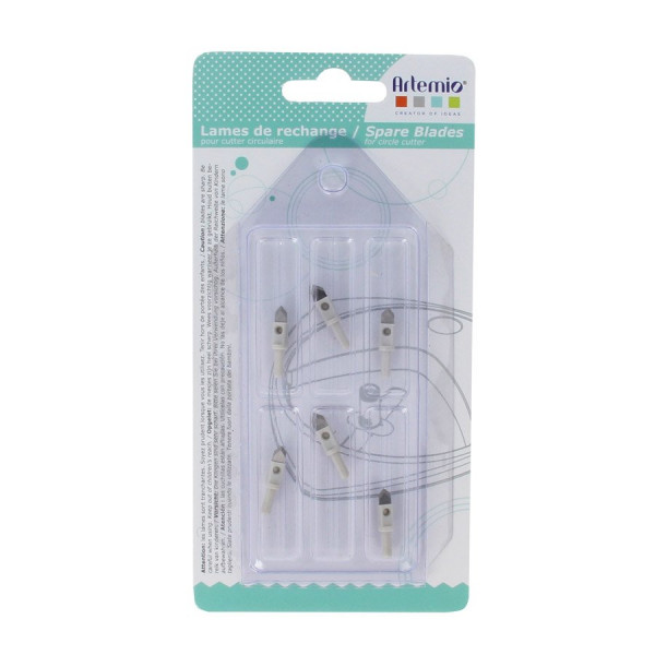 Lames de rechange pour cutter circulaire - 6 pcs