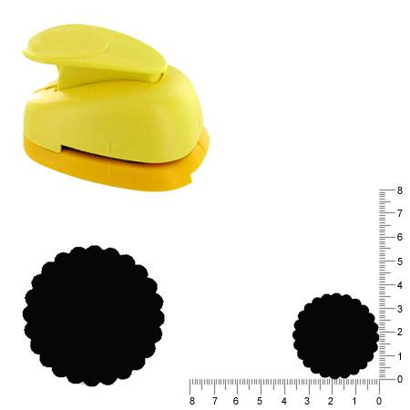 Grande perforatrice - Cercle ondulé - 3.5 cm
