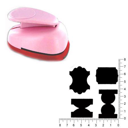 Perforatrice Monotrou 6mm - Lot De 2 - Scrapbooking, Cartes, Papeterie - Métal - Portable