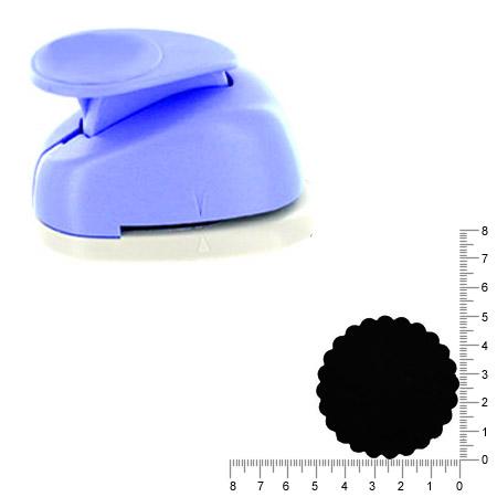 Géante perforatrice - Cercle ondulé - Env 5 cm