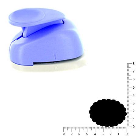 Géante perforatrice - Ovale dentelle - Env 4.7 cm