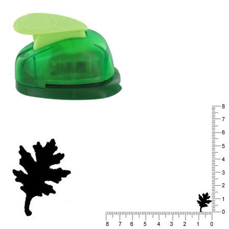 Petite perforatrice - Feuille de chêne - Env 1.5 cm