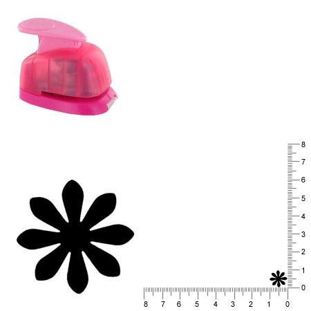 Mini perforatrice - Fleur daisy - 1 cm