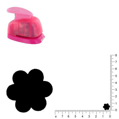 Mini perforatrice - Fleur - 1 cm