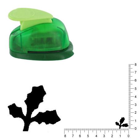 Petite perforatrice - Houx - Env 1.5 cm