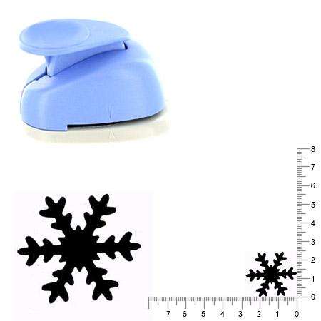 Moyenne perforatrice - Flocon de neige - 2.5 cm