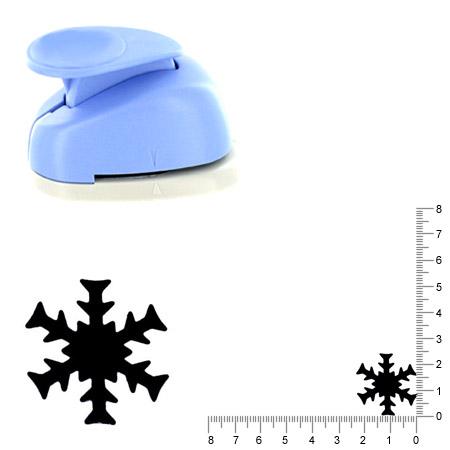 Moyenne perforatrice - Flocon de neige 2 - 2.5 cm