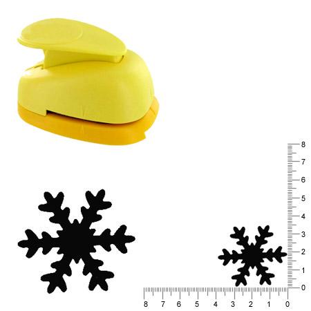 Grande perforatrice - Flocon neige 4 - 3.5 cm