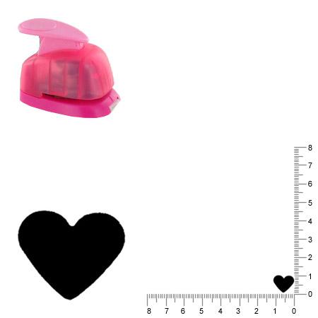 Mini perforatrice - Coeur - 1 cm