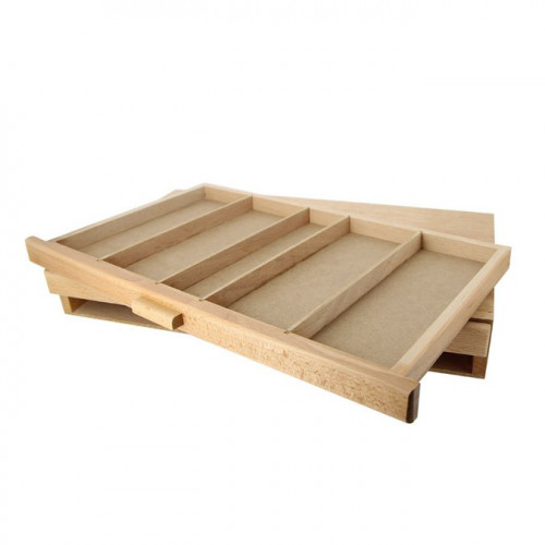 Boite de rangement en bois 2 tiroirs