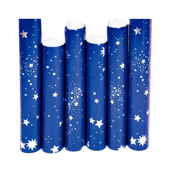 Papier cadeau Ciel Etoilé - 0,7 x 1,5 m - 1 pc