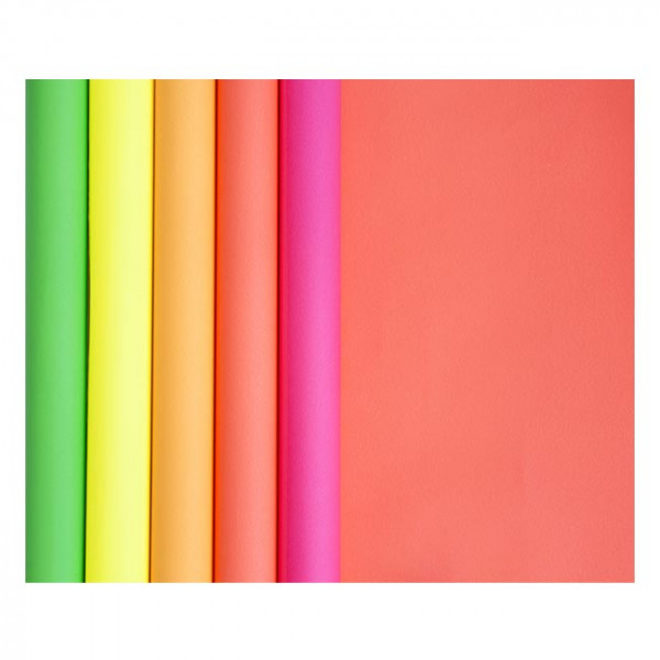 Papier cadeau fluo - 0,35 x 5 m