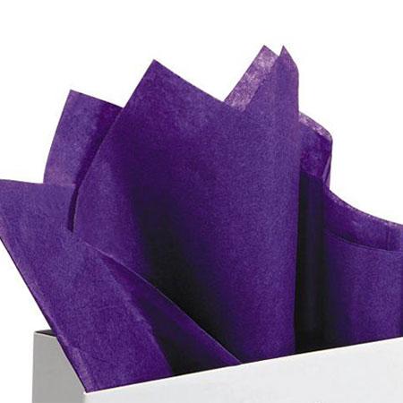 Papier de soie 18g/m² x8f. - Violet - 50 x 75 - Scrapmalin