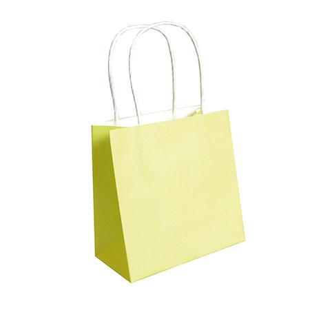 Sac en kraft - 15 x 15 x 8 cm - Anis