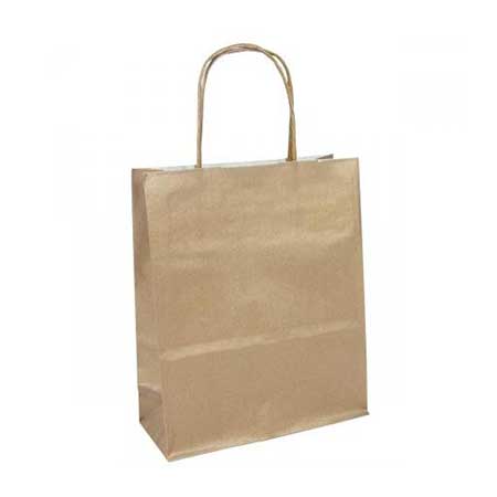 Sac en papier kraft - brun - 22 x 10 x 29 cm