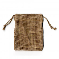 Sachet en jute - 9 x 11,5 cm - 4 pcs