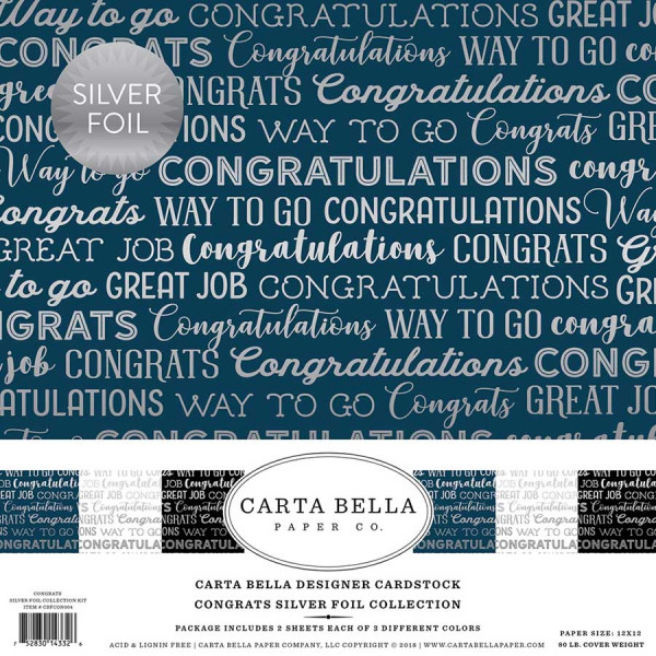 Kit de collection Congrats
Silver Foil