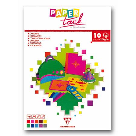 Clairefontaine 97344C - Bloc de 10 Feuilles de Papier Couleur