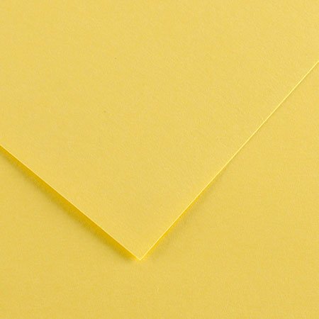 Papier Iris Vivaldi - 50 x 65 cm - 240 g/m² - jaune paille (3)