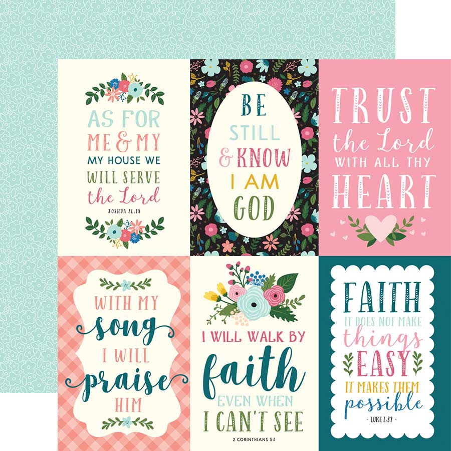 Have Faith - Papier 4X6 Journaling Cards