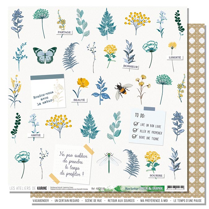 Green & Graphik - Papier Mon herbier