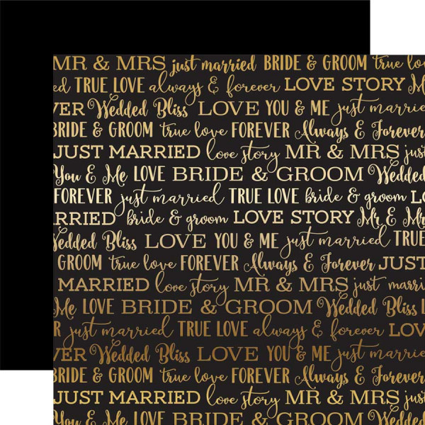 Love Story Foil - Papier Black Love Story
Gold Foil