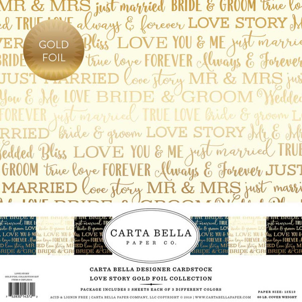 Kit de collection Love Story
Gold Foil