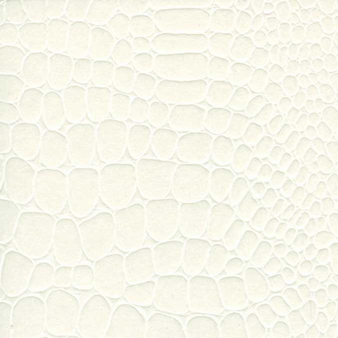 Papier Cuir Croco - 188 g/m² - 50 x 68 cm - blanc