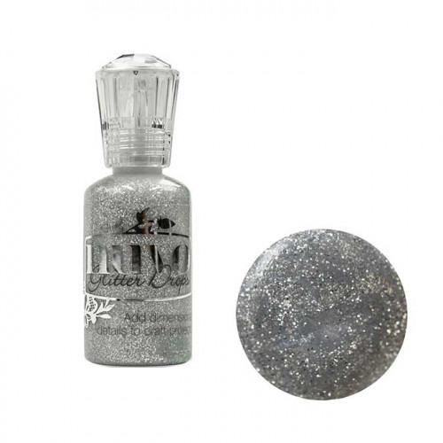 Encre Glitter Drops Silver Moondust - 30 ml