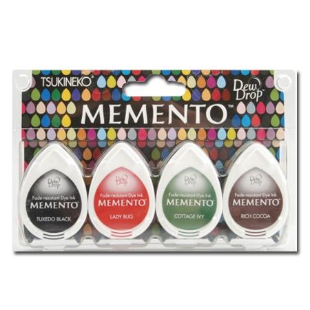 Assortiment de 4 encreurs Memento Dew Drop - Gotta Have