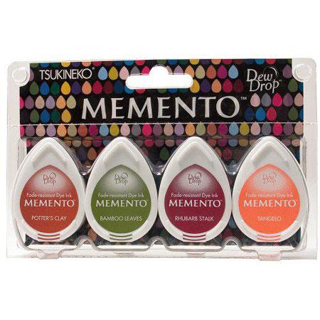 Assortiment de 4 encreurs Memento Dew Drop - Meadowland