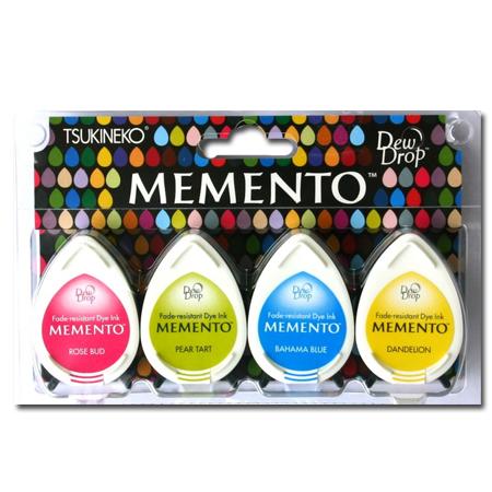 Assortiment de 4 encreurs Memento Dew Drop - Beach Party