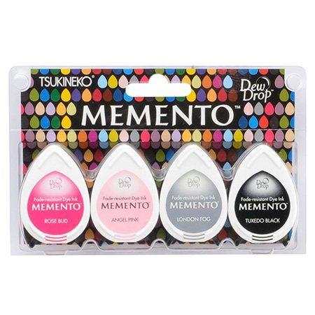 Assortiment de 4 encreurs Memento Dew Drop - Girls Night Out