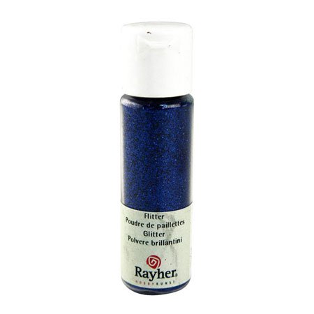 Poudre de paillettes - Bleu saphir - 20 ml